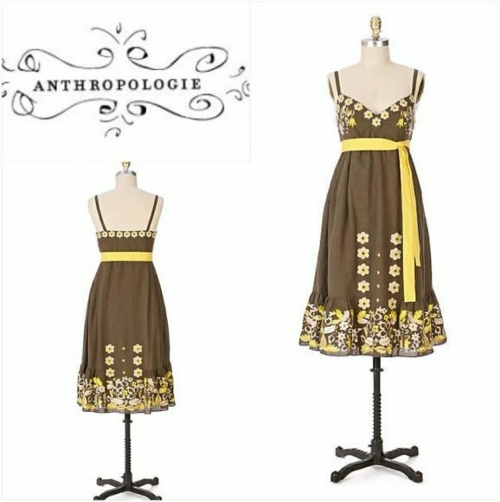 Anthropologie LITHE "Ryegrass" Dress, Size 0